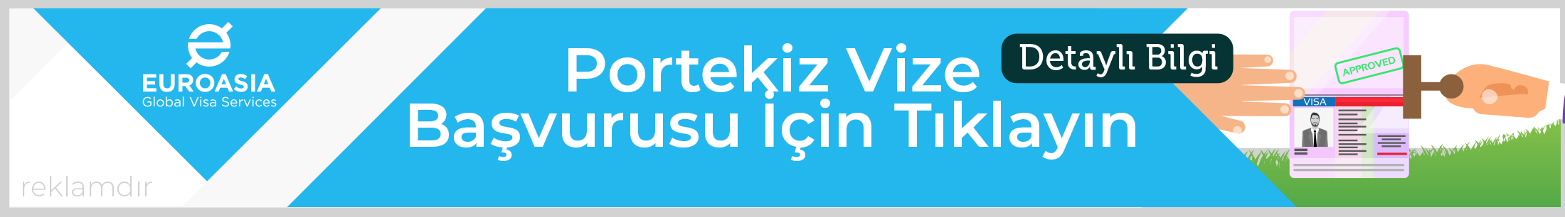 Portekiz Vize Başvurusu Yönlendirme Bannerı